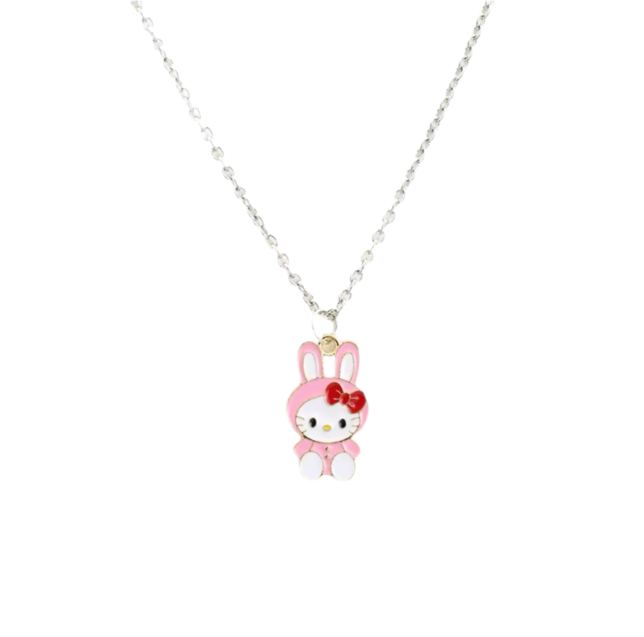 Melody Red Bow Necklace