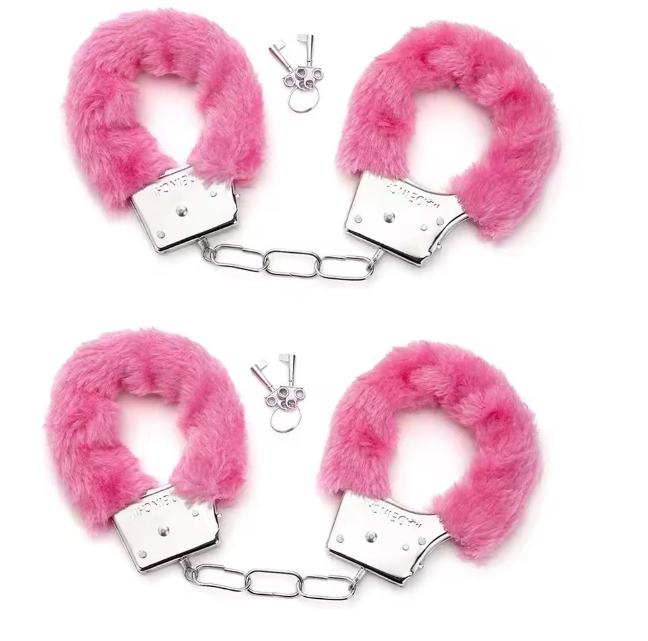 Two Piece HandCuffs | Pink Fluff