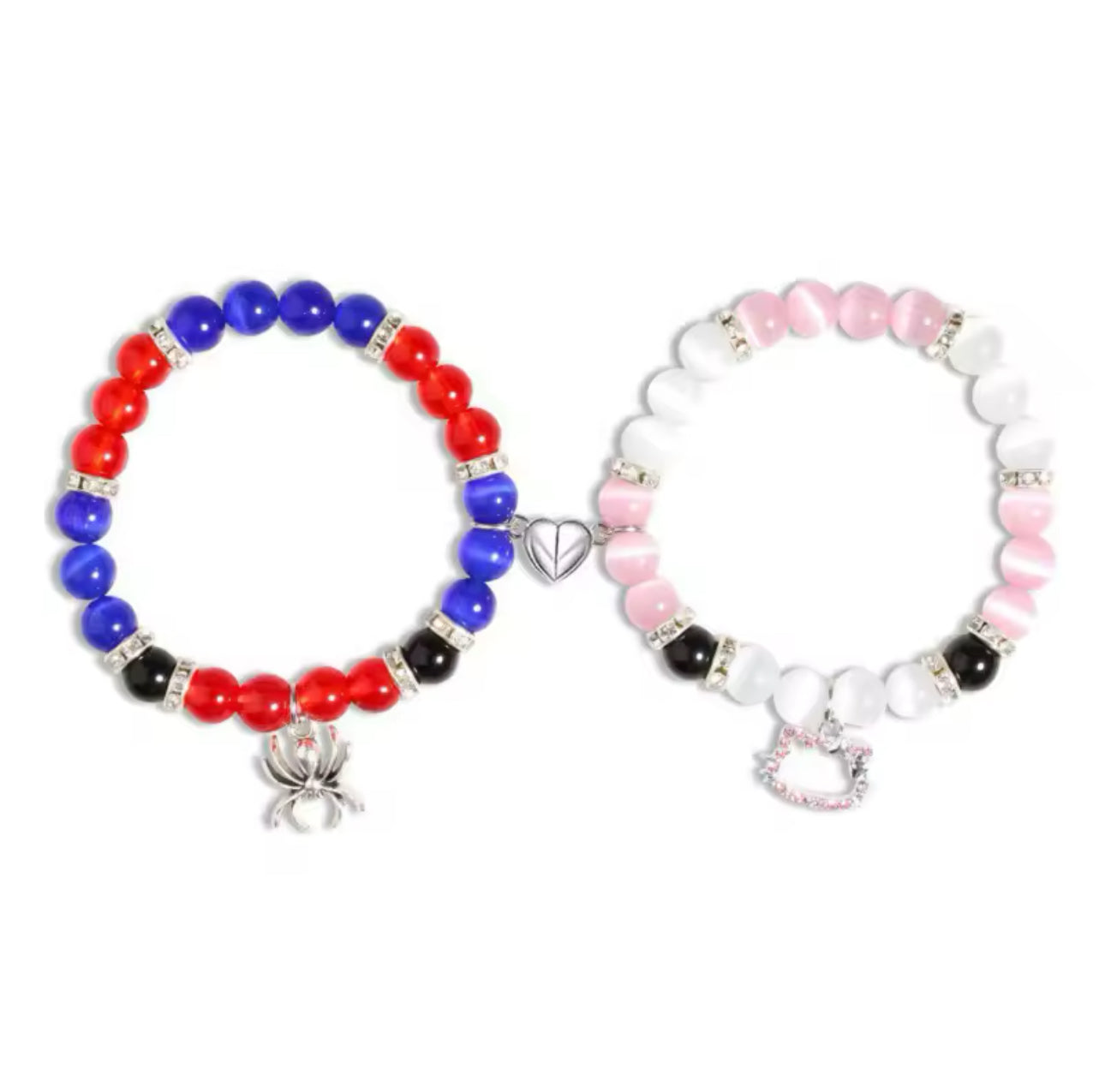 HK & Spider Symbol Matching Bracelet