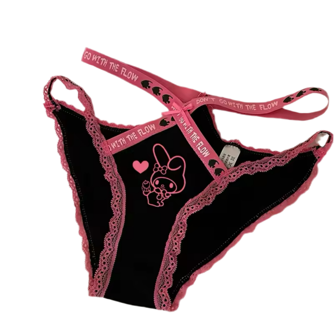Melody Black Underwear
