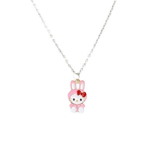 Melody Red Bow Necklace