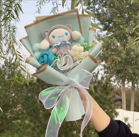 moroll Light Blue Flower Bouquet
