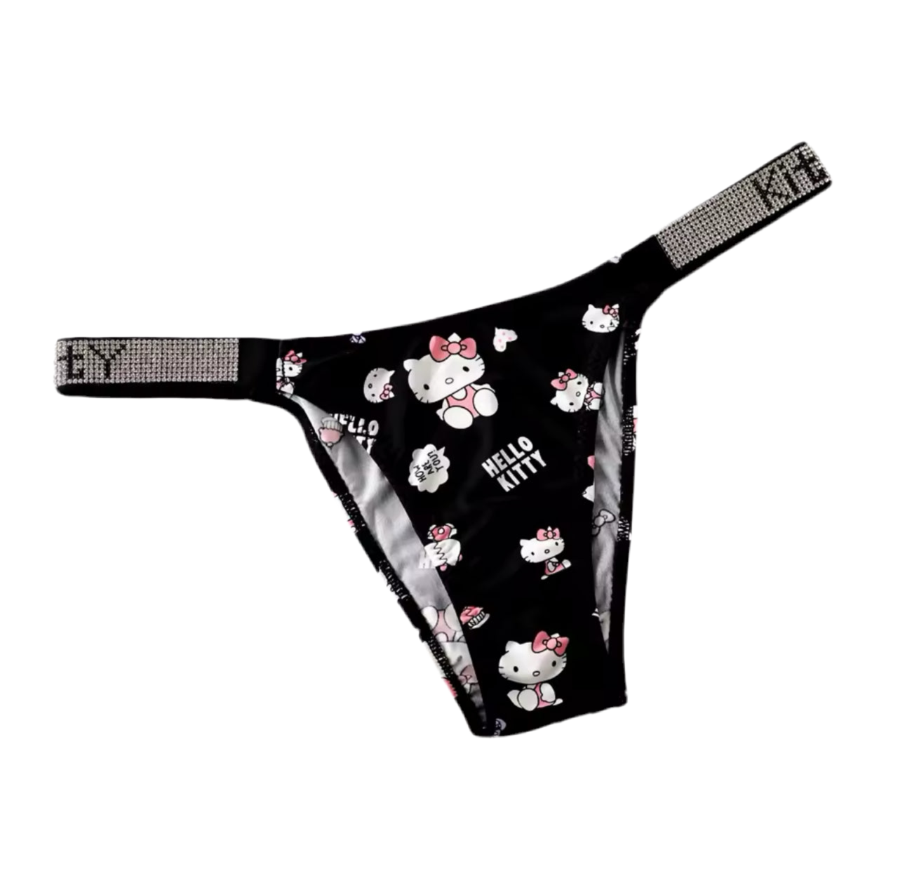HK  Sparkle Underwear Black