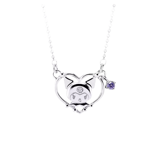 HK Purple Charm Necklace