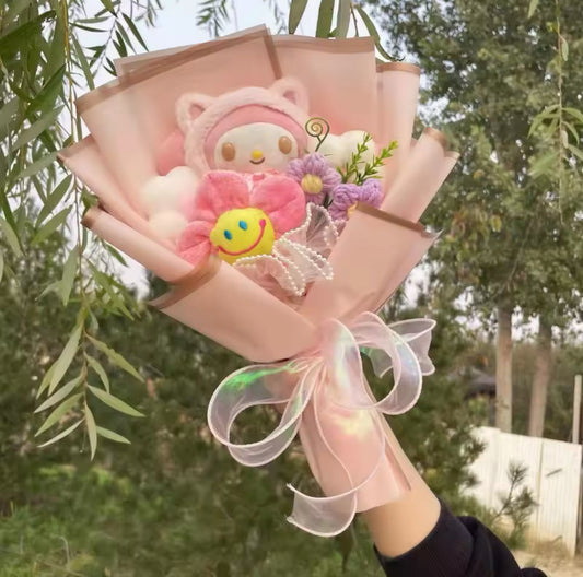 Melody Pink Vail Flower Bouquet
