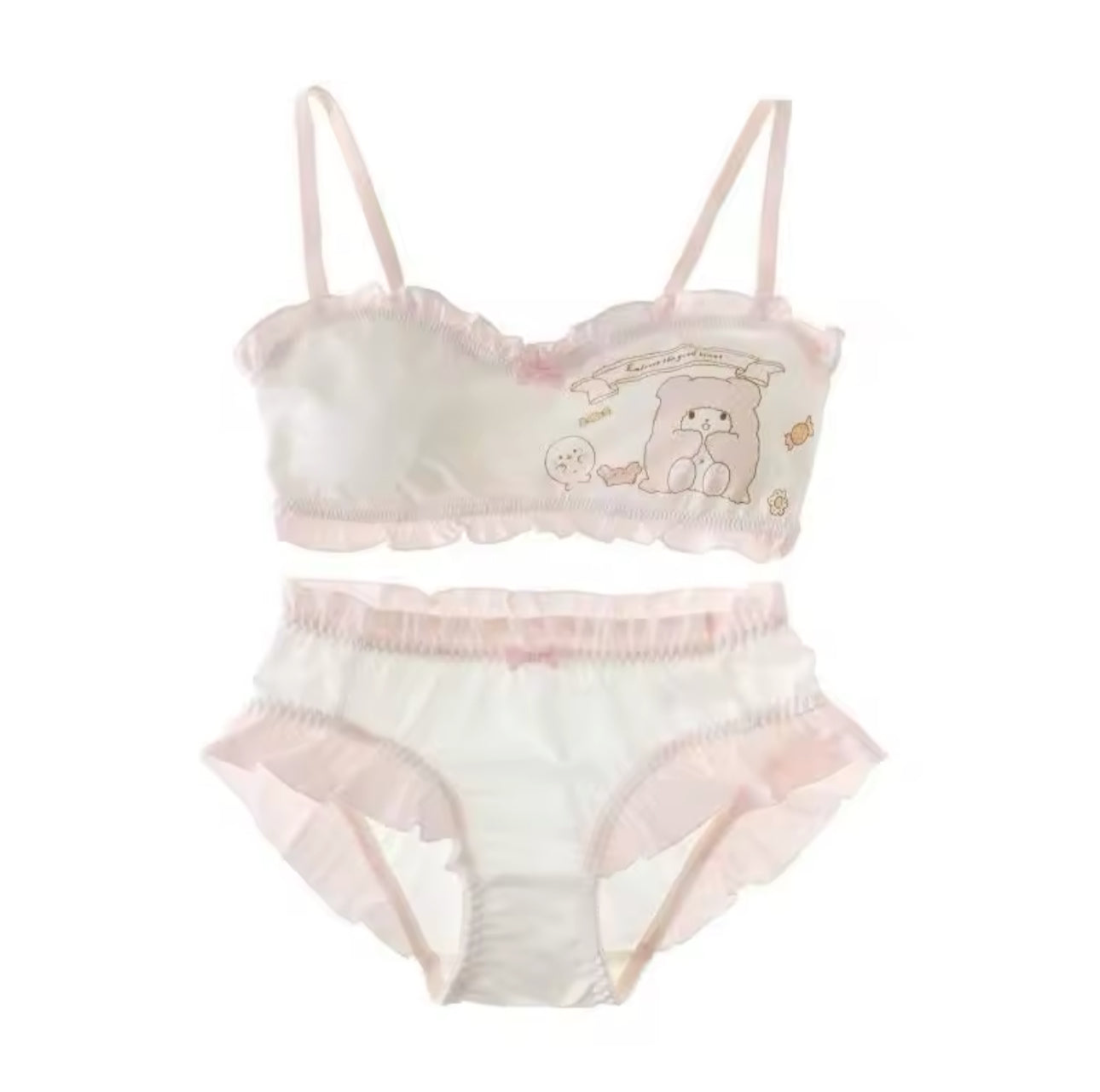 Melody White - Pink Two Piece